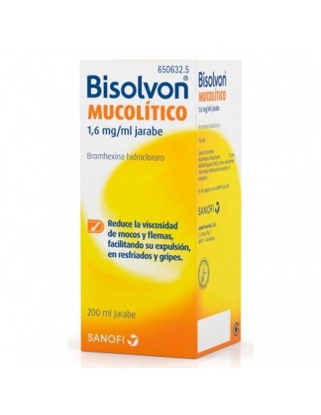 Bisolvon Mucolitico 1.6 Mg/ml Jarabe 200 Ml