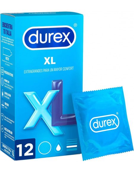 Durex Natural Plus XL Easy-On preservativos 12uds