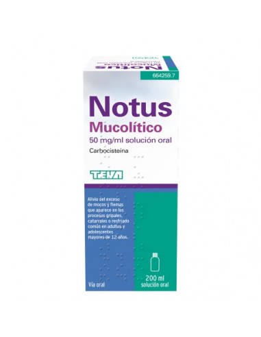 Notus mucolítico 50 mg/ml solución...