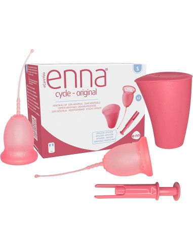 ENNA CYCLE COPA MENSTRUAL 2 UNIDADES + ESTERILIZADOR ENNA CYCLE COPA MENSTRUAL 2 UNIDADES + ESTERILIZADOR
