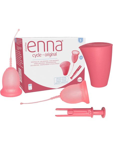 ENNA CYCLE COPA MENSTRUAL 2 UNIDADES + ESTERILIZADOR ENNA CYCLE COPA MENSTRUAL 2 UNIDADES + ESTERILIZADOR