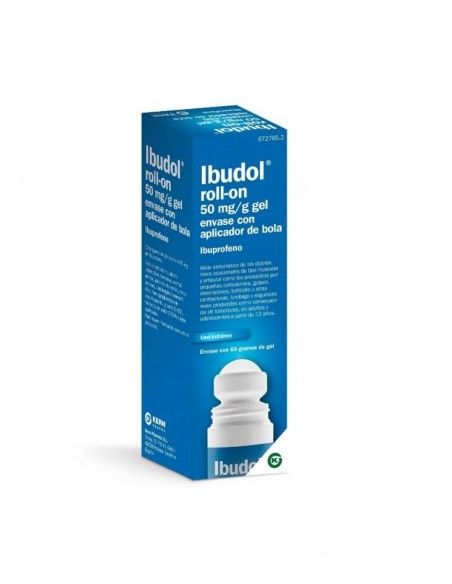 Ibudol Roll-on 50 mg/g gel Tópico