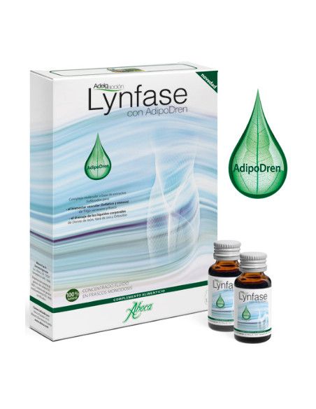 ABOCA Adelgacción Lynfase Concentrado Fluido 12 FRASCOS DE 15 G