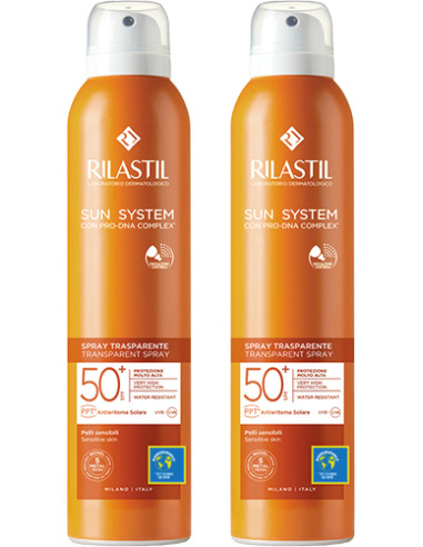 RILASTIL SUN SYSTEM SPRAY TRANSPARENTE FPS50+