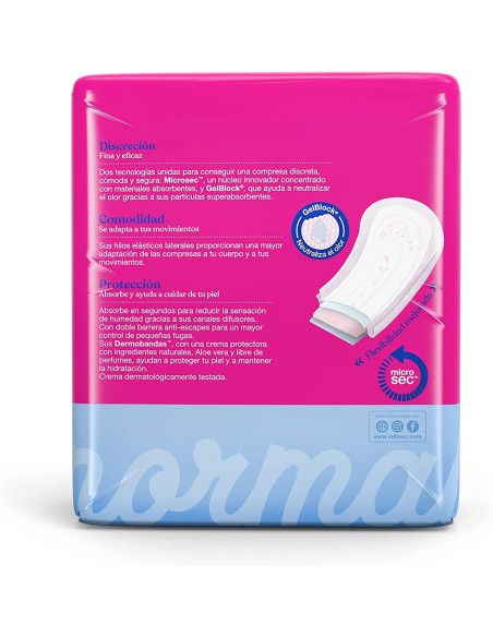 Indasec Discreet Normal 24 unidades