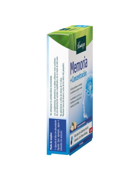 KNEIPP STRESS MEMORIA + CONCENTRACIÓN 30 CÁPSULAS