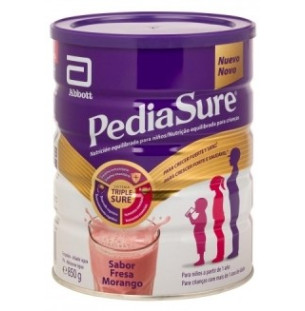 PEDIASURE PLUS POLVO SABOR FRESA 900 gr.