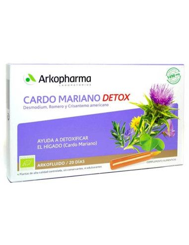 Arkopharma Cardo Mariano 20 ampollas
