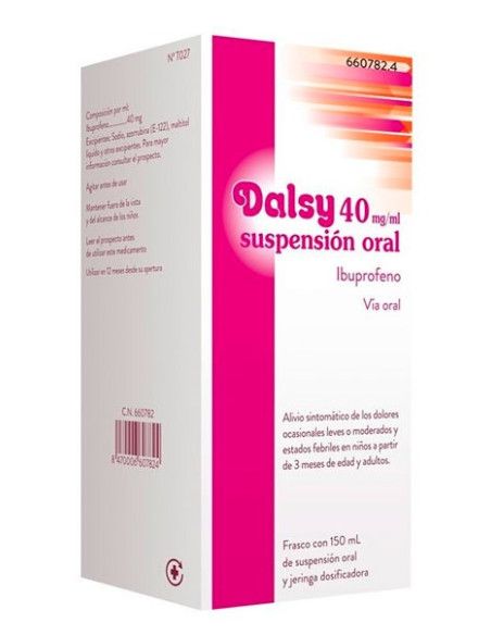 Dalsy 40 mg/ml Suspensión Oral, 150 ml
