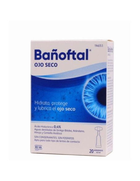 Bañoftal Ojo Seco 20x0.5ml