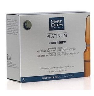 Martiderm® Platinum Night Renew 10 ampollas