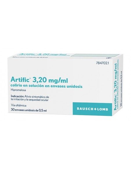 Artific 3.2 MG/ML Colirio 30 Monodosis Solución