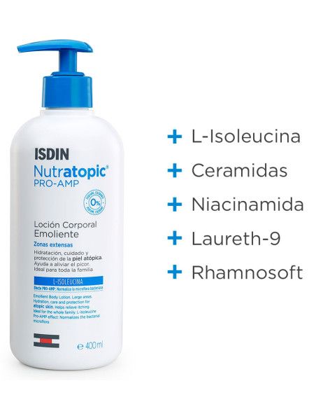 ISDIN Nutratopic PRO AMP Loción Corporal Emoliente 400