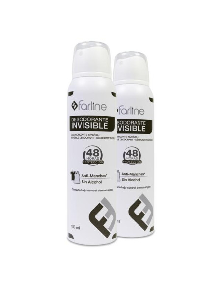 Farline Desodorante invisible duplo spray 2 x 150 ml