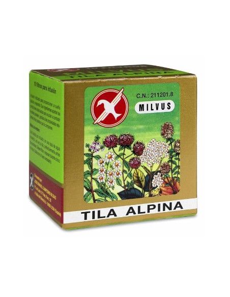 Milvus Tila Alpina infusiones 10 bolsas Milvus Tila Alpina infusiones 10 bolsas