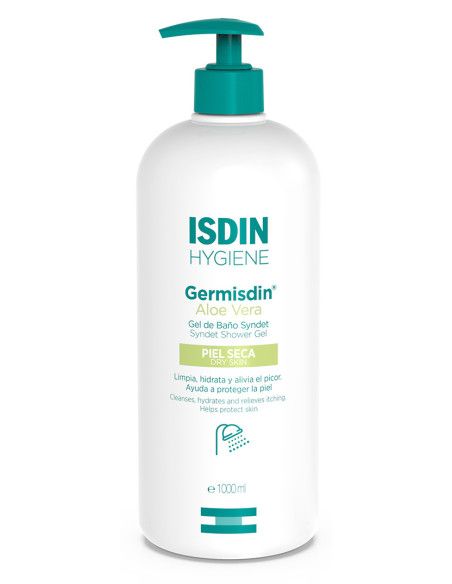Isdin Germisdin Aloe Vera Gel de Baño Sin Jabón 1 L