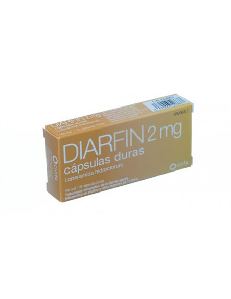 Diarfin 2 mg 20 cápsulas