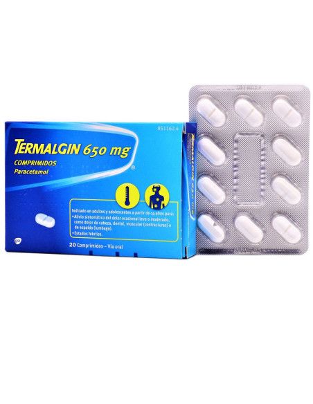 Termalgin 650 mg 20 Comprimidos
