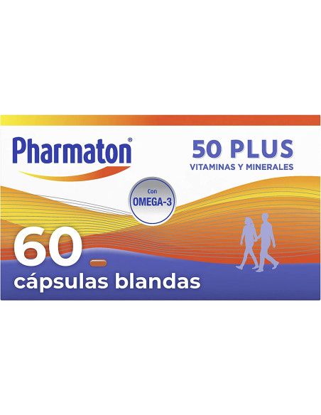 Pharmaton 50 plus 60 cápsulas blandas