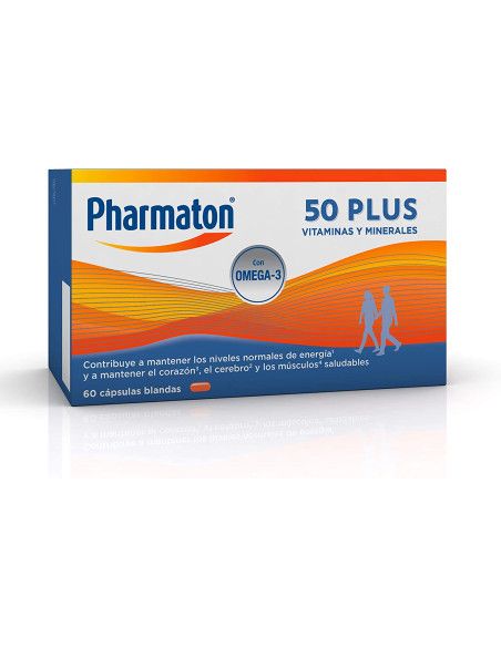 Pharmaton 50 plus 60 cápsulas blandas