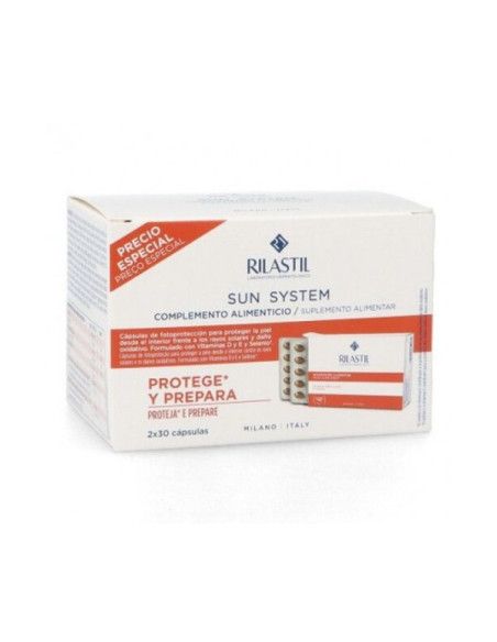 Rilastil Sun System Oral Duplo 2 X 30 Cápsulas