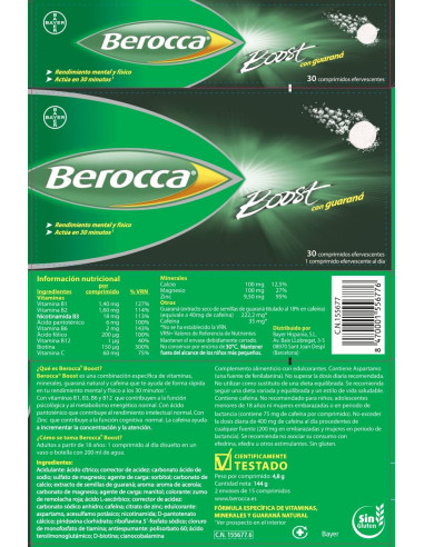 Berocca Boost 30 Comprimidos... Berocca Boost 30 Comprimidos...