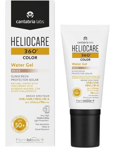 Heliocare 360º Color Water Gel Facial Spf50+ Beige 50ml