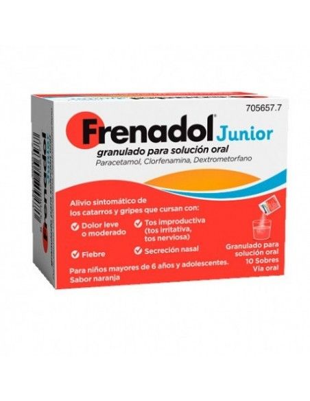 Frenadol Junior 10 Sobres