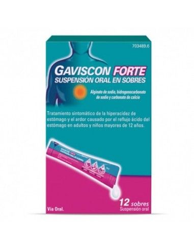 Gaviscon Forte 12 Sobres Suspensión... Gaviscon Forte 12 Sobres Suspensión...