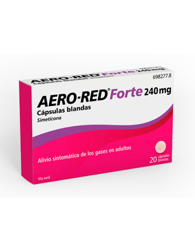 Aero Red Forte 240 mg, 20 Cápsulas...