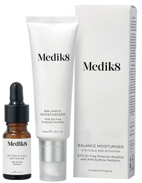 Medik8 Balance Moisturiser With Glycolic Acid Activator 50ml