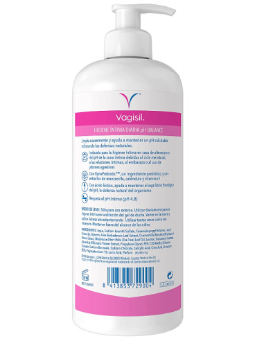Vagisil Higiene Intima PH Balance 500 ml Vagisil Higiene Intima PH Balance 500 ml