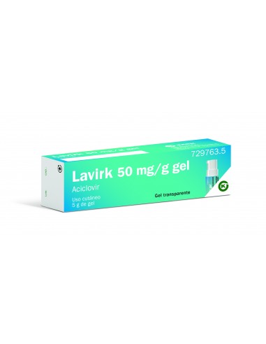 Lavirk Gel 50 mg/g 5 g