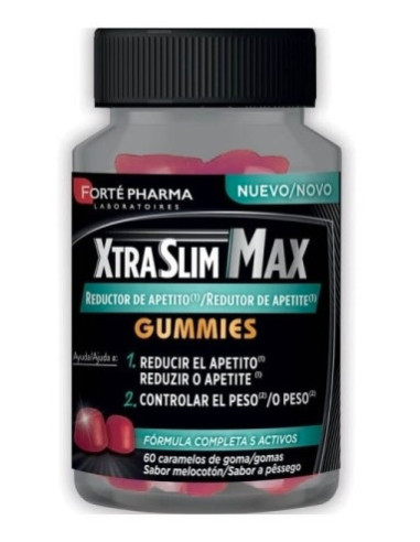Forte Pharma XtraSlim Max Reductor de Apetito 60 Gummies