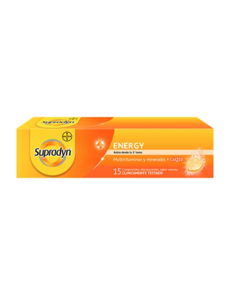 Supradyn Energy Vitaminas y Energía 15 comprimidos Efervescentes