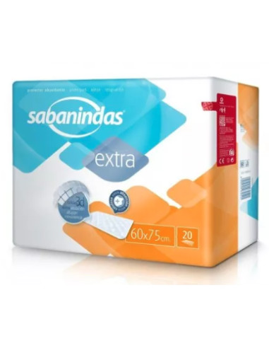 Sabanindas Extra 60x75cm 20 Unidades Sabanindas Extra 60x75cm 20 Unidades