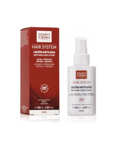 Martiderm® Hair System 3GF loción anticaída unisex 100ml
