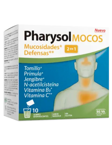 Pharysol Mocos 10 Sobres Efervescentes Pharysol Mocos 10 Sobres Efervescentes