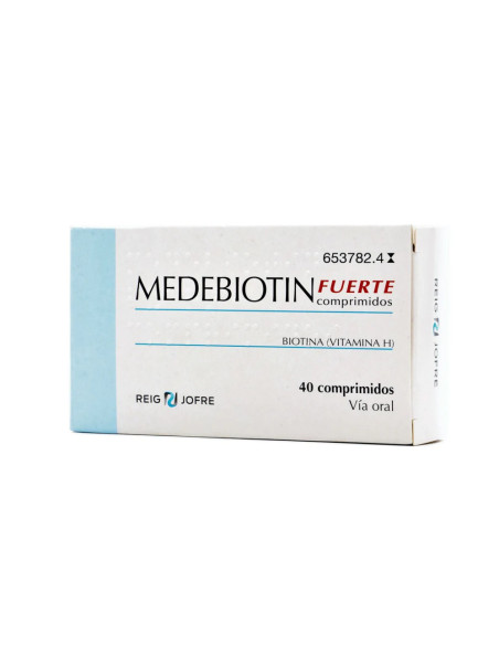 Medebiotin Fuerte 5 Mg 40 Comprimidos