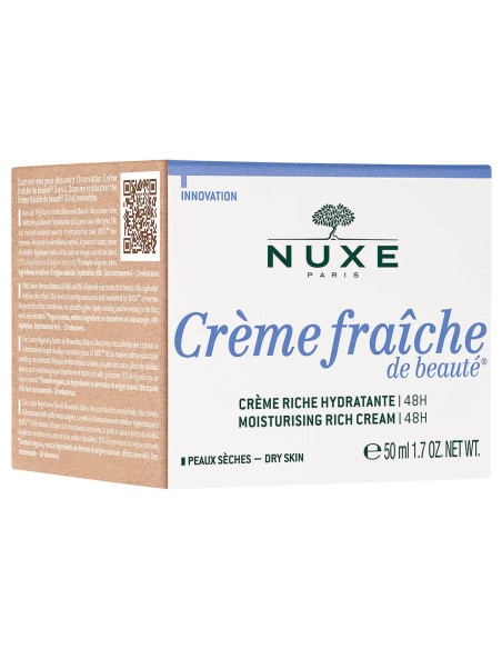 NUXE Crema Rica Hidratante 48h, Crème fraîche de beauté 50ml