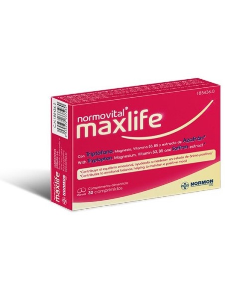 Normovital Maxlife Balance 30 Comprimidos