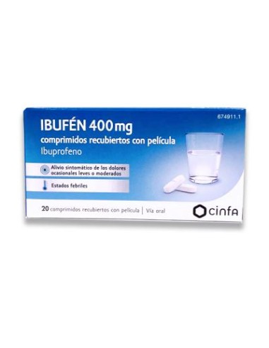 Ibufén 400 mg 20 Comprimidos