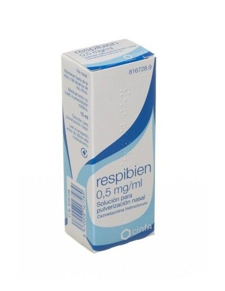 Respibien 0,5 mg/ml Solución para Pulverización Nasal, 15 ml