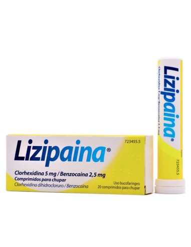 Lizipaina 20 Comprimidos Para Chupar