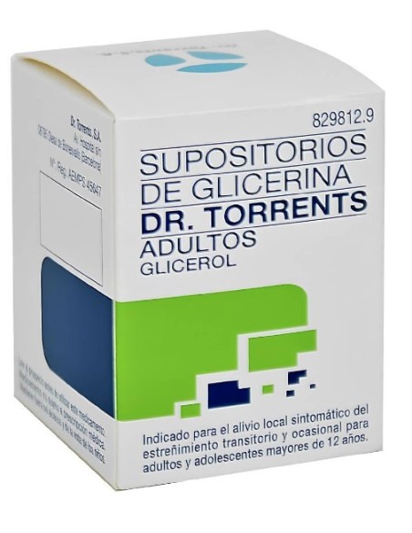 Supositorios Glicerina Dr Torrents Adultos 3.27 Bote