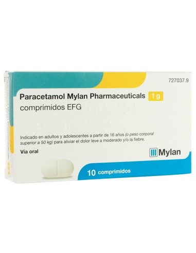 Paracetamol Mylan Pharmaceuticals 1 G... Paracetamol Mylan Pharmaceuticals 1 G...
