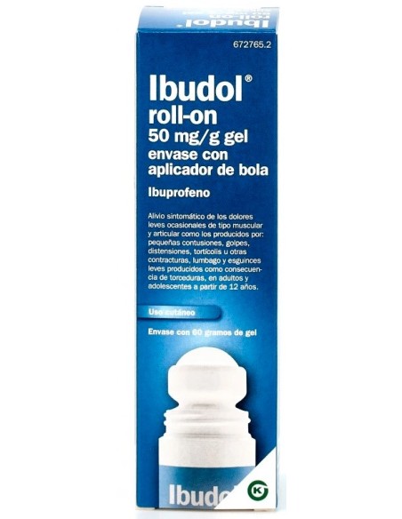 Ibudol Roll-on 50 mg/g gel Tópico