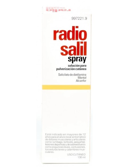 RADIO SALIL SPRAY AEROSOL TOPICO 130 ML