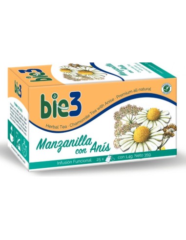 Bie3 Infusión Manzanilla con Anís 25...