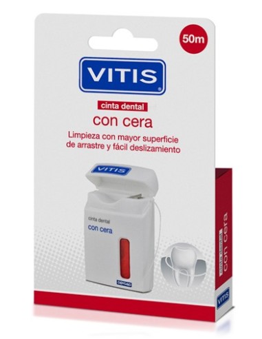 Vitis Cinta Dental Con Cera 50 M Vitis Cinta Dental Con Cera 50 M